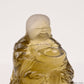 Citrine Ingot Smile Buddha Sculpture Crystal Healing Hand Carved