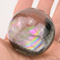 1.98'' Rianbow Gardenquartz Sphere Lodalite Quartz Crystal Healing Hand Carved