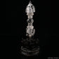 Clearquartz Vajira Sculpture Artifact Crystal Healing Hand Carved