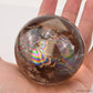 2.58'' Rainbow Smokeyquartz Sphere Crystal Healing Hand Carved Sphere/Ball