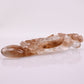 Golden Rabbit Fur Rutile,Rutilated PiXiu Sculpture Crystal Healing Hand Carved