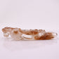 Golden Rabbit Fur Rutile,Rutilated PiXiu Sculpture Crystal Healing Hand Carved