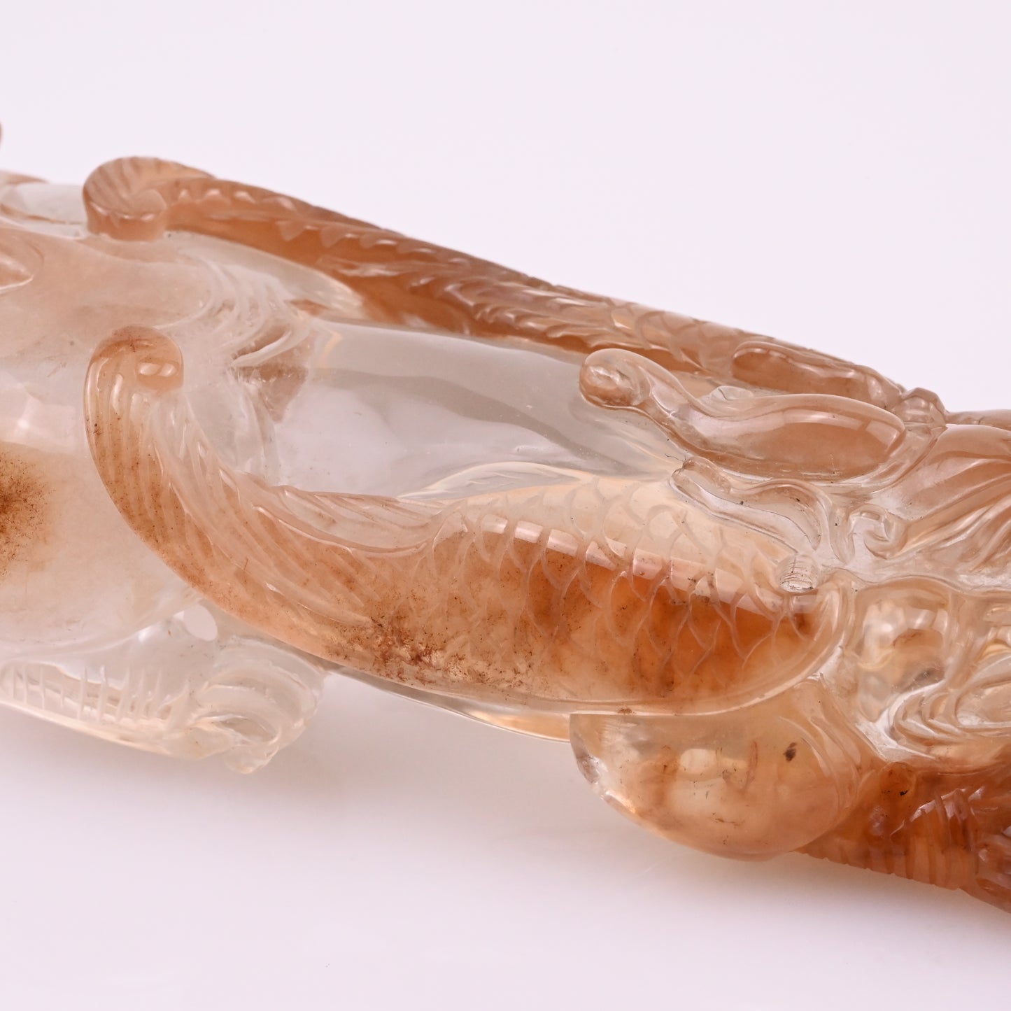 Golden Rabbit Fur Rutile,Rutilated PiXiu Sculpture Crystal Healing Hand Carved