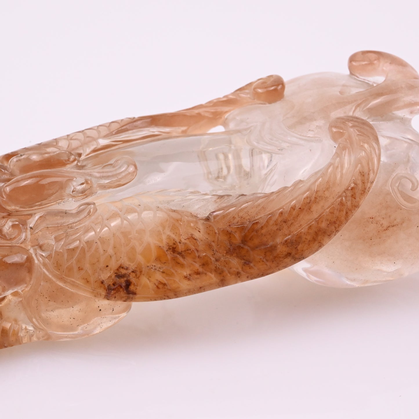 Golden Rabbit Fur Rutile,Rutilated PiXiu Sculpture Crystal Healing Hand Carved