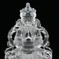 4.26" Awesome Clearquartz Brahman Sculpture Artifact Crystal Healing Hand Carved