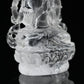 4.26" Awesome Clearquartz Brahman Sculpture Artifact Crystal Healing Hand Carved