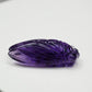 1.99" Gem Amethyst Cicada Sculpture Crystal Healing Hand Carved