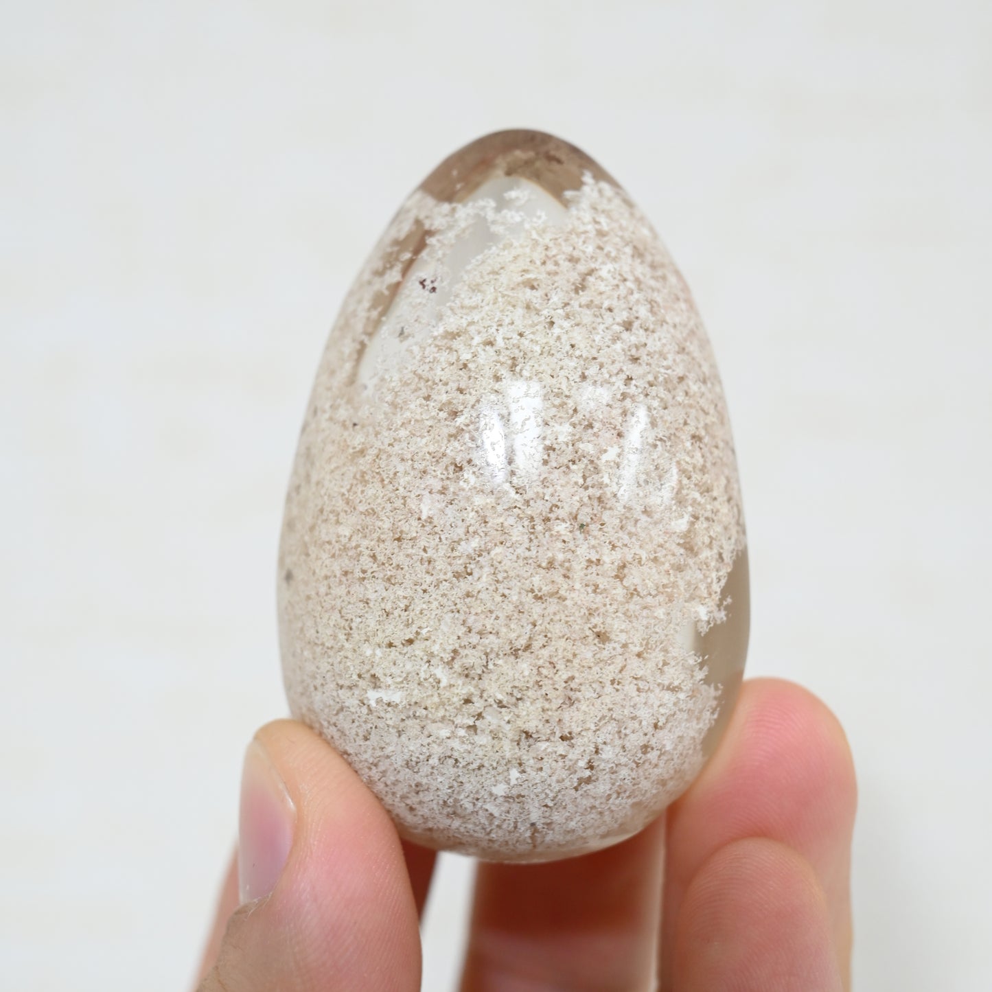 Four Season Gardenquartz,Lodalite Quartz Pendant Crystal Healing Hand Carved Crystal FreeForm