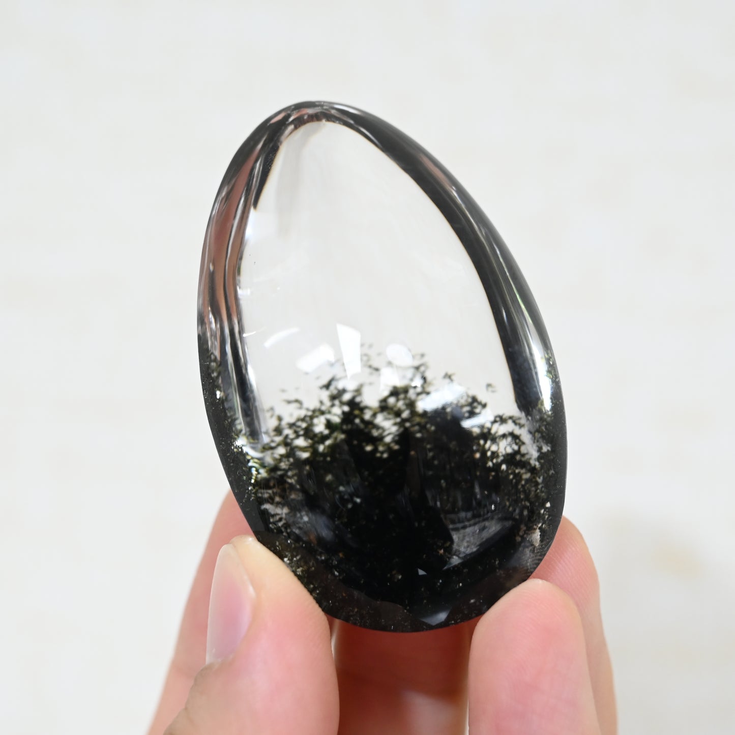 Four Season Gardenquartz,Lodalite Quartz Pendant Crystal Healing Hand Carved Crystal FreeForm