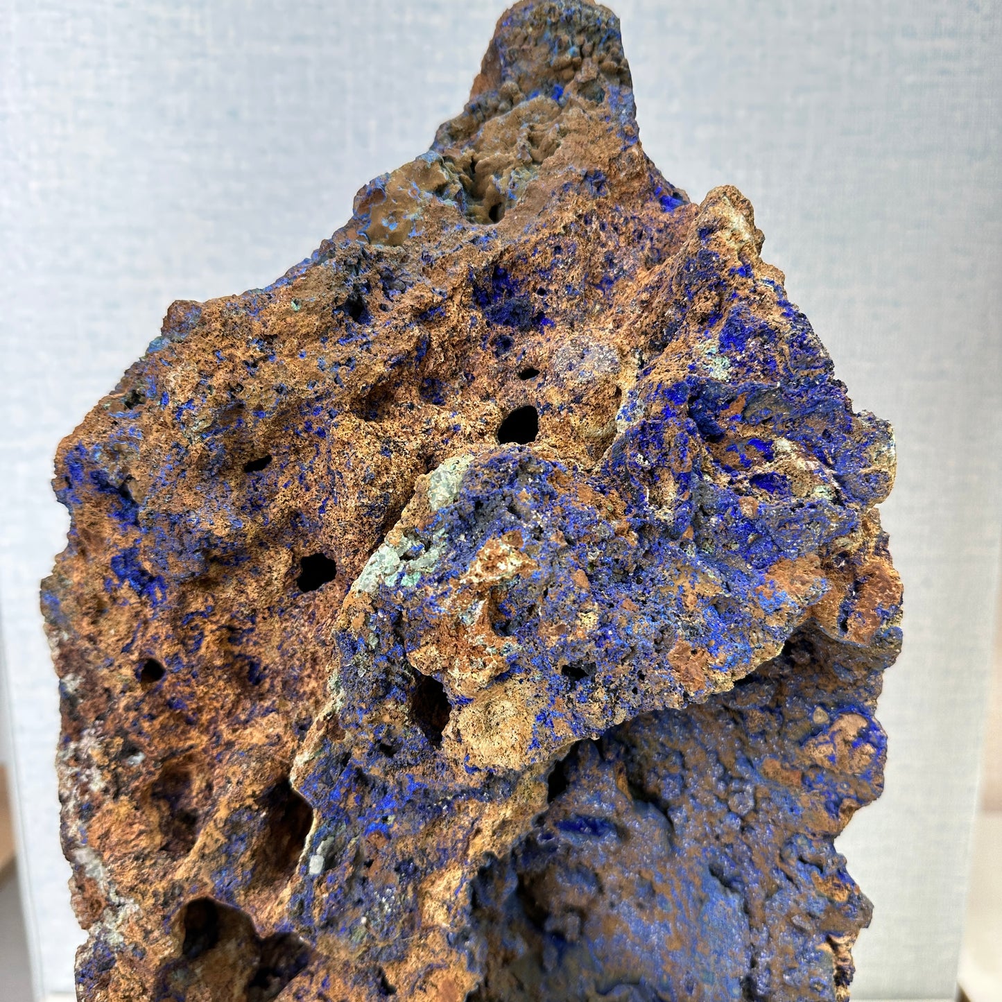 Natural Awesome Azurite Mineral Specimens Art Collections Ornamental