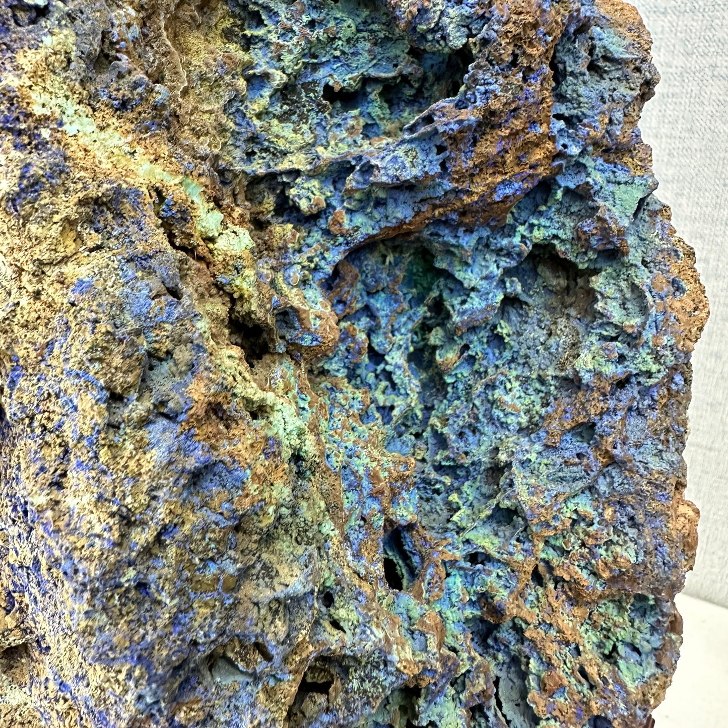 Natural Awesome Azurite Mineral Specimens Art Collections Ornamental